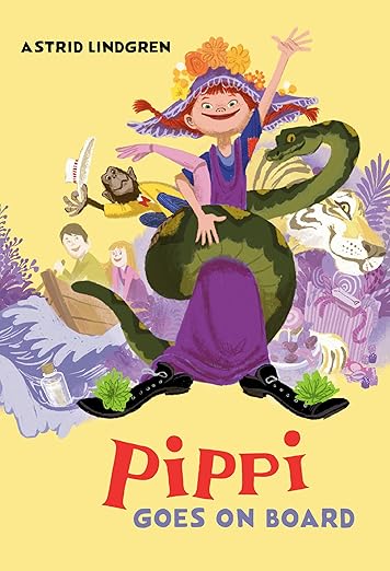 Book Cover for Pippi Goes on Board
